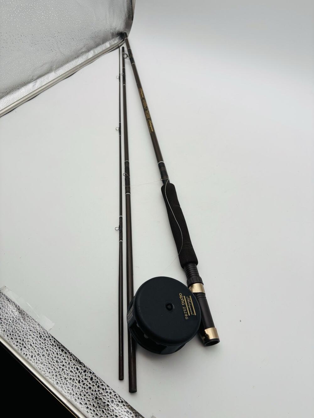 Shakespeare alpha 2528G Fly Fishing Reel And Rod FY 12-R 8’0”